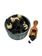 Black-Purple Hollyhock Mallow Dried Flowers ~ Althaea Rosea