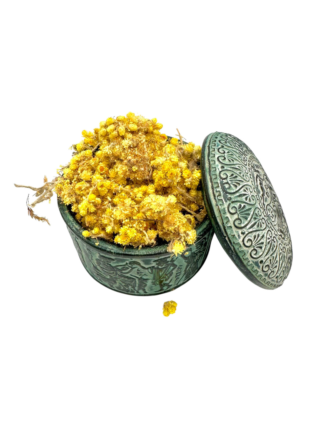 Helichrysum Dried Flower Herbal Tea ~ Helichrysum Italicum
