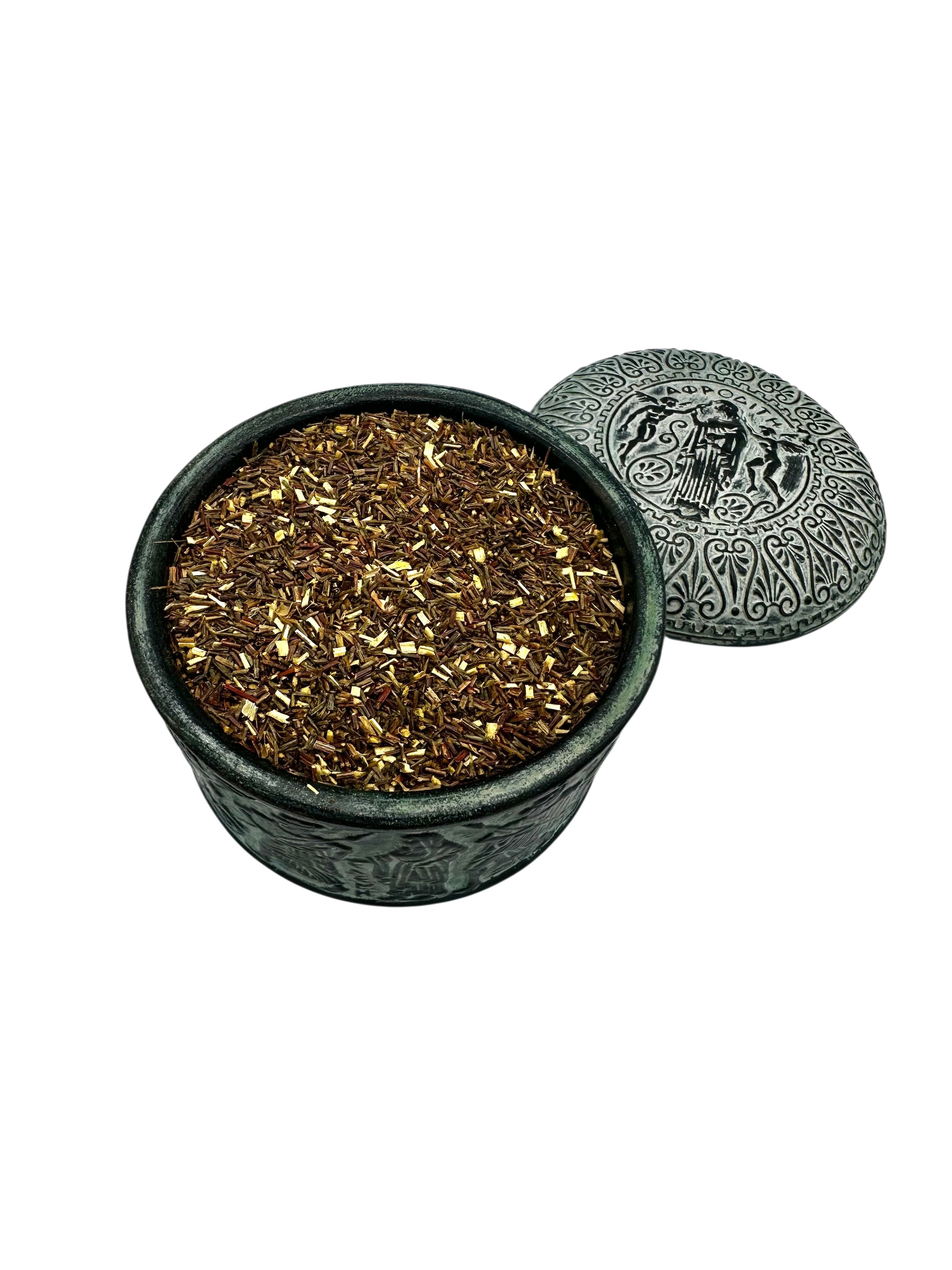 Green Rooibos Herbal Tea Loose Leaf ~ Asplathus Linearis