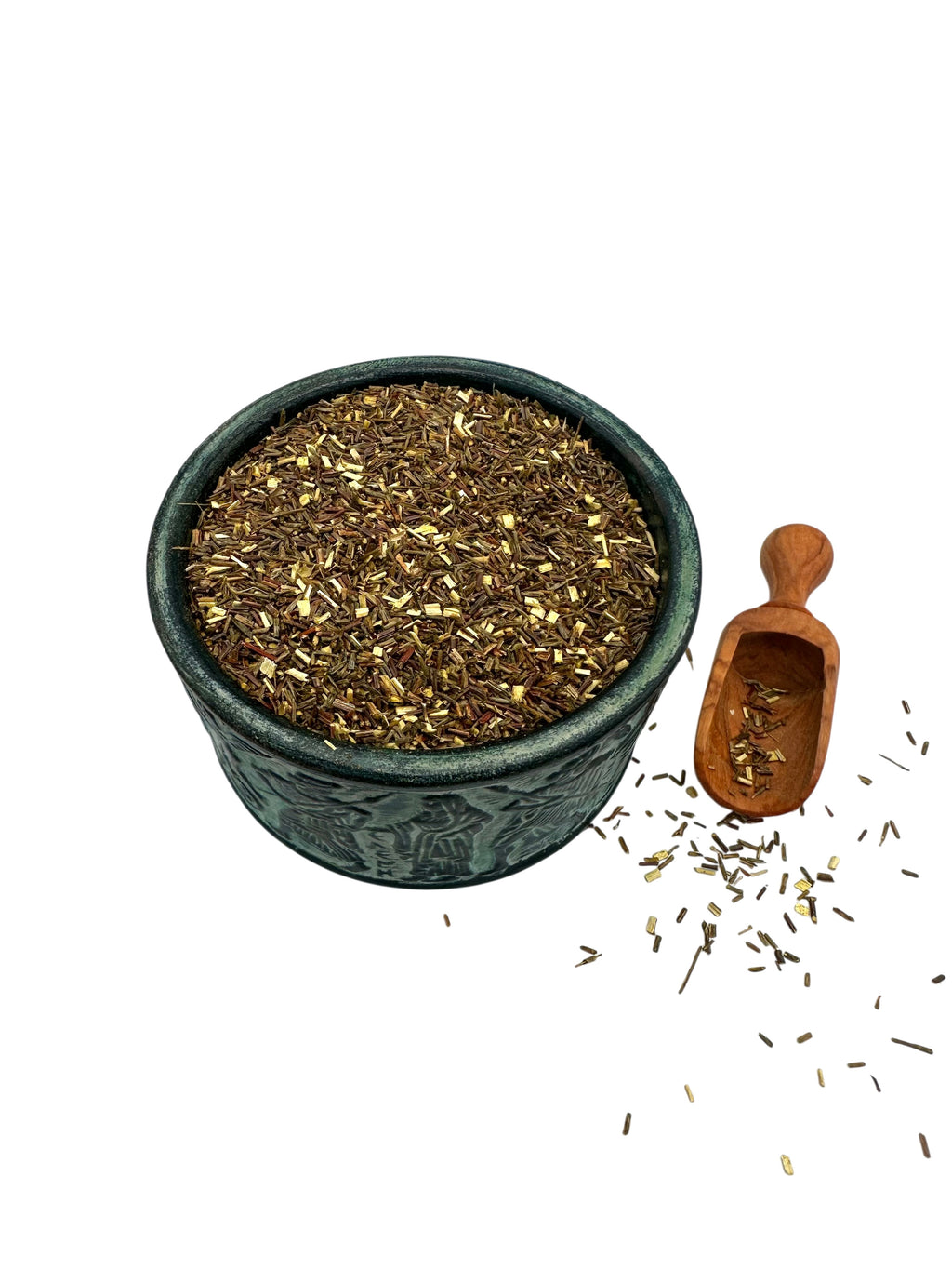 Green Rooibos Herbal Tea Loose Leaf ~ Asplathus Linearis