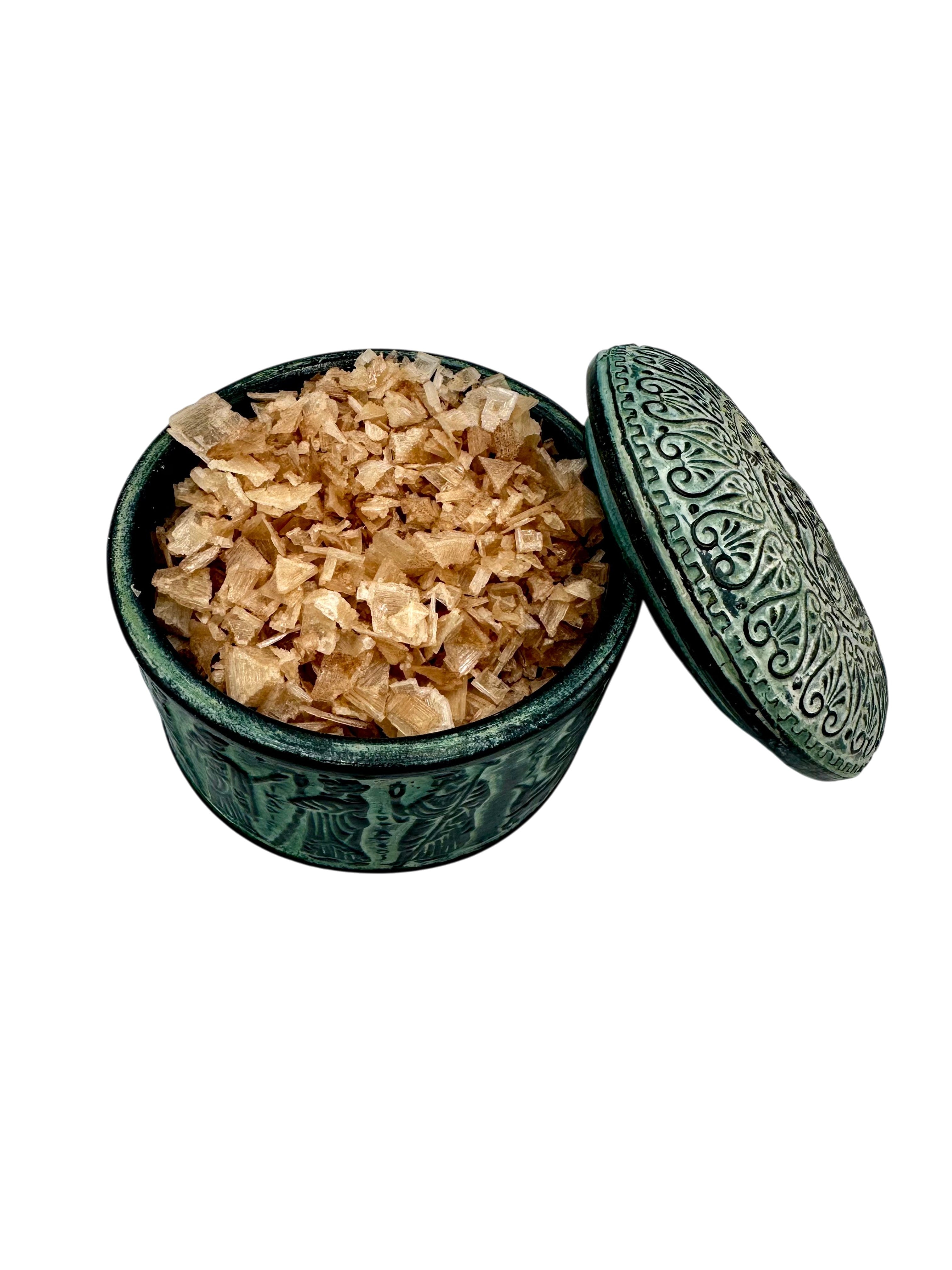 Smoked Sea Salt Pyramids ~ Natural Sea Salt Flakes
