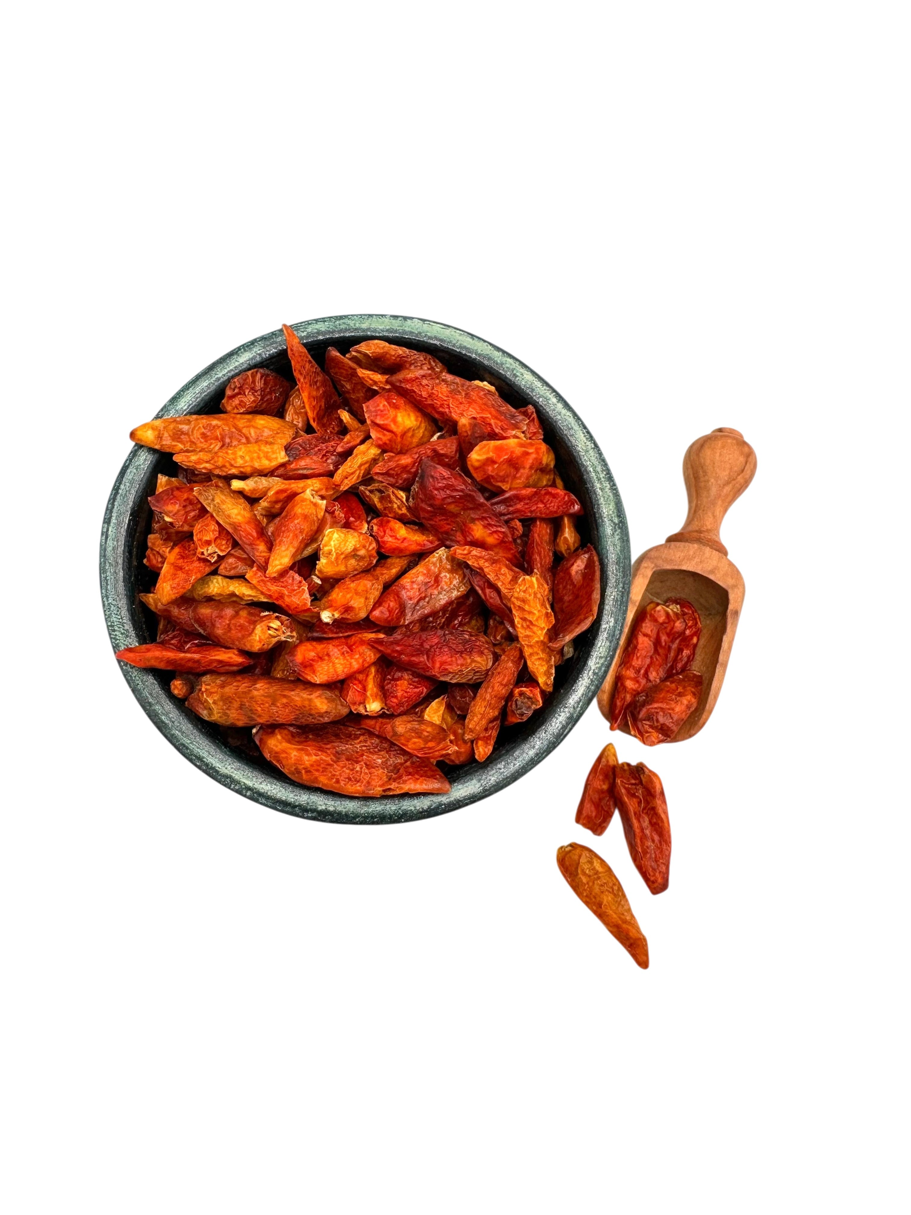 Red Hot Chilli Whole Pepper Bird's Eye ~ Pimienta Roja