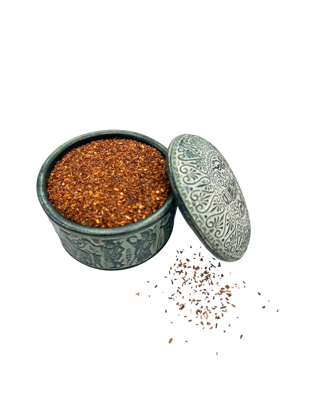 Redbush Rooibos Tea Ginger Lime Scented Loose Leaf ~ Asplathus Linearis
