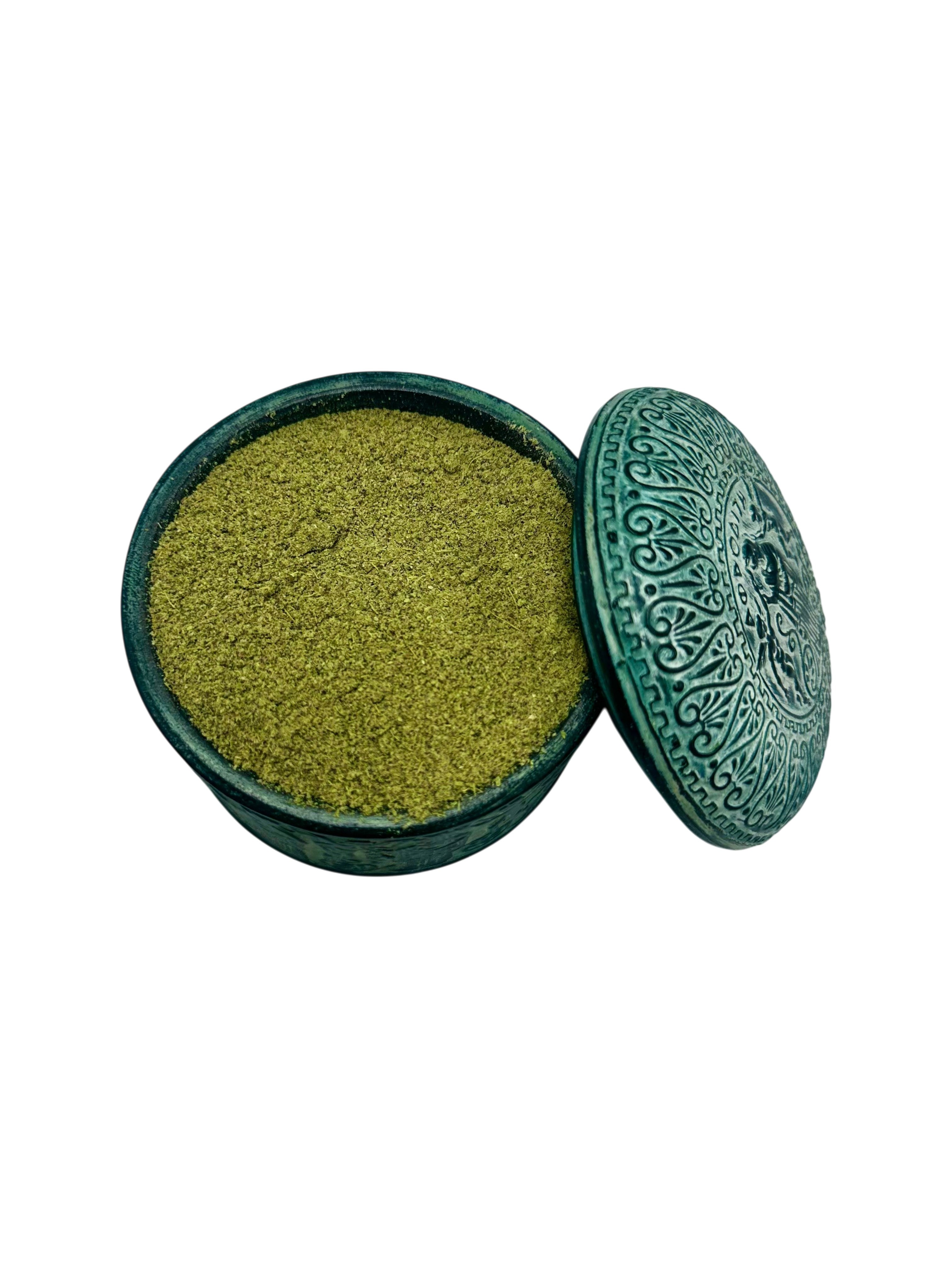 Green Cardamom Dried Pods Powder - Elettaria Cardamomum