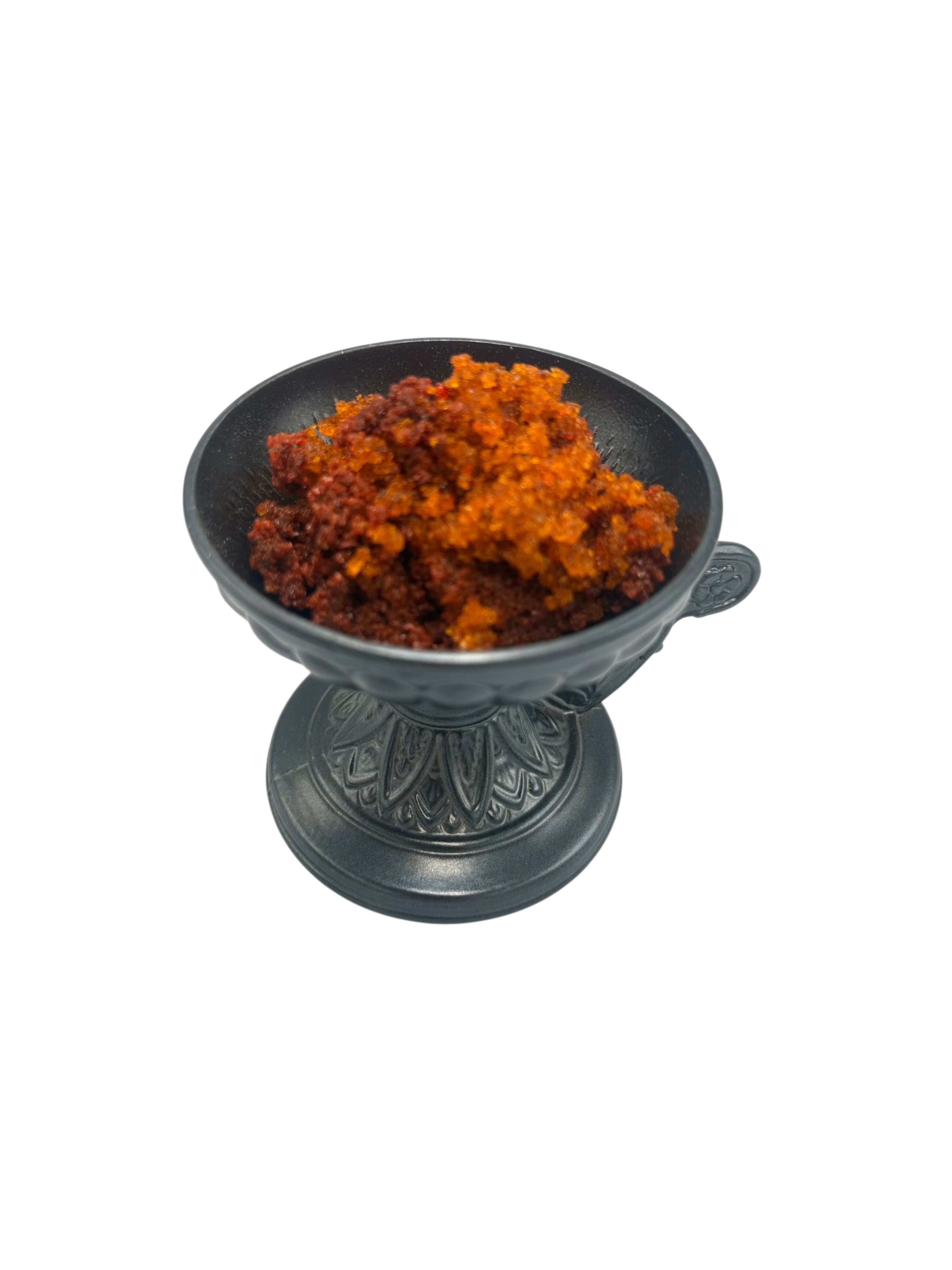 Greek Natural Frankincense Paste Incense Cinnamon Orange ~ Handmade on Mount Athos