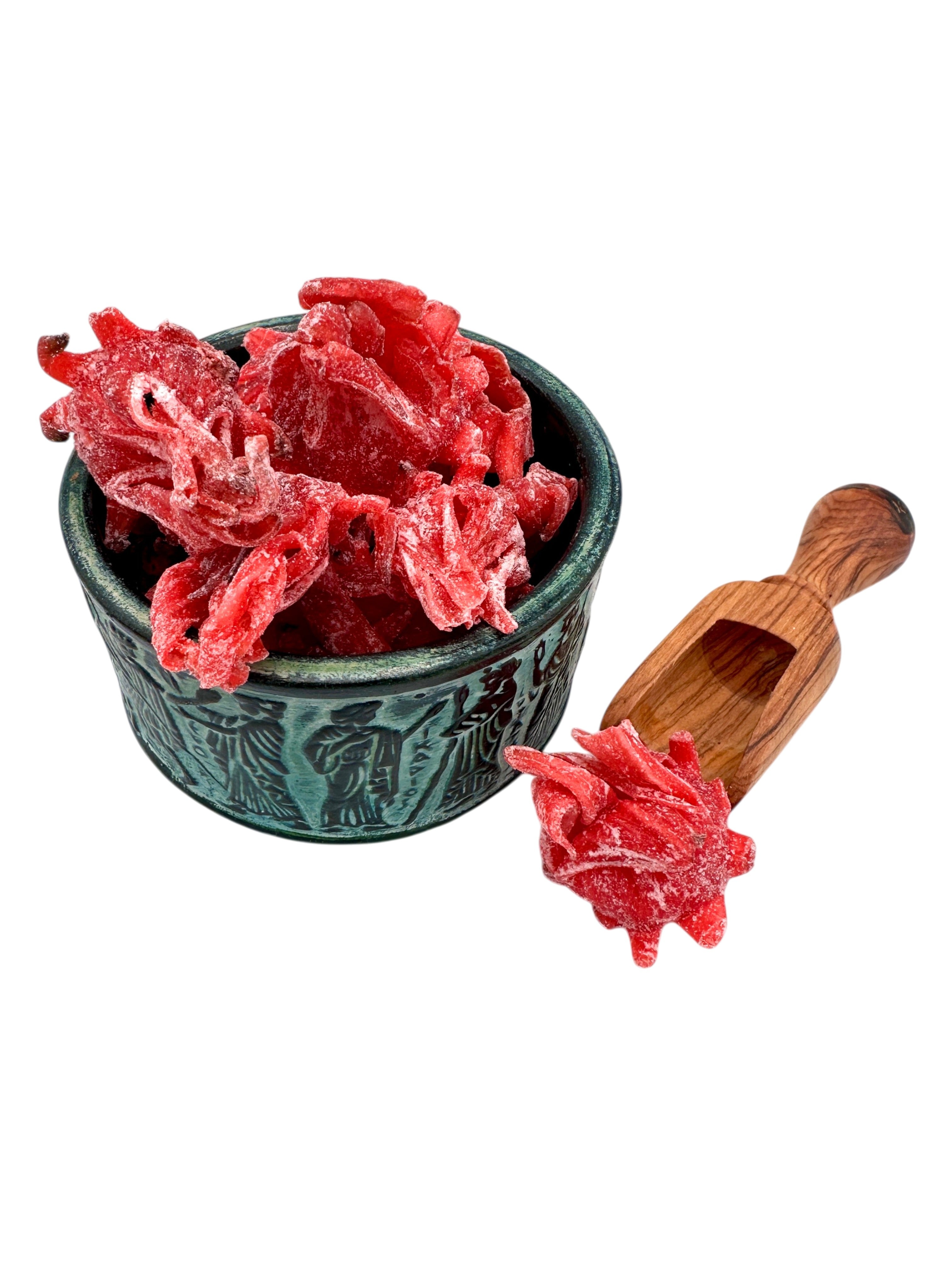 Candied Hibiscus Dried Flower ~ Superior Quality