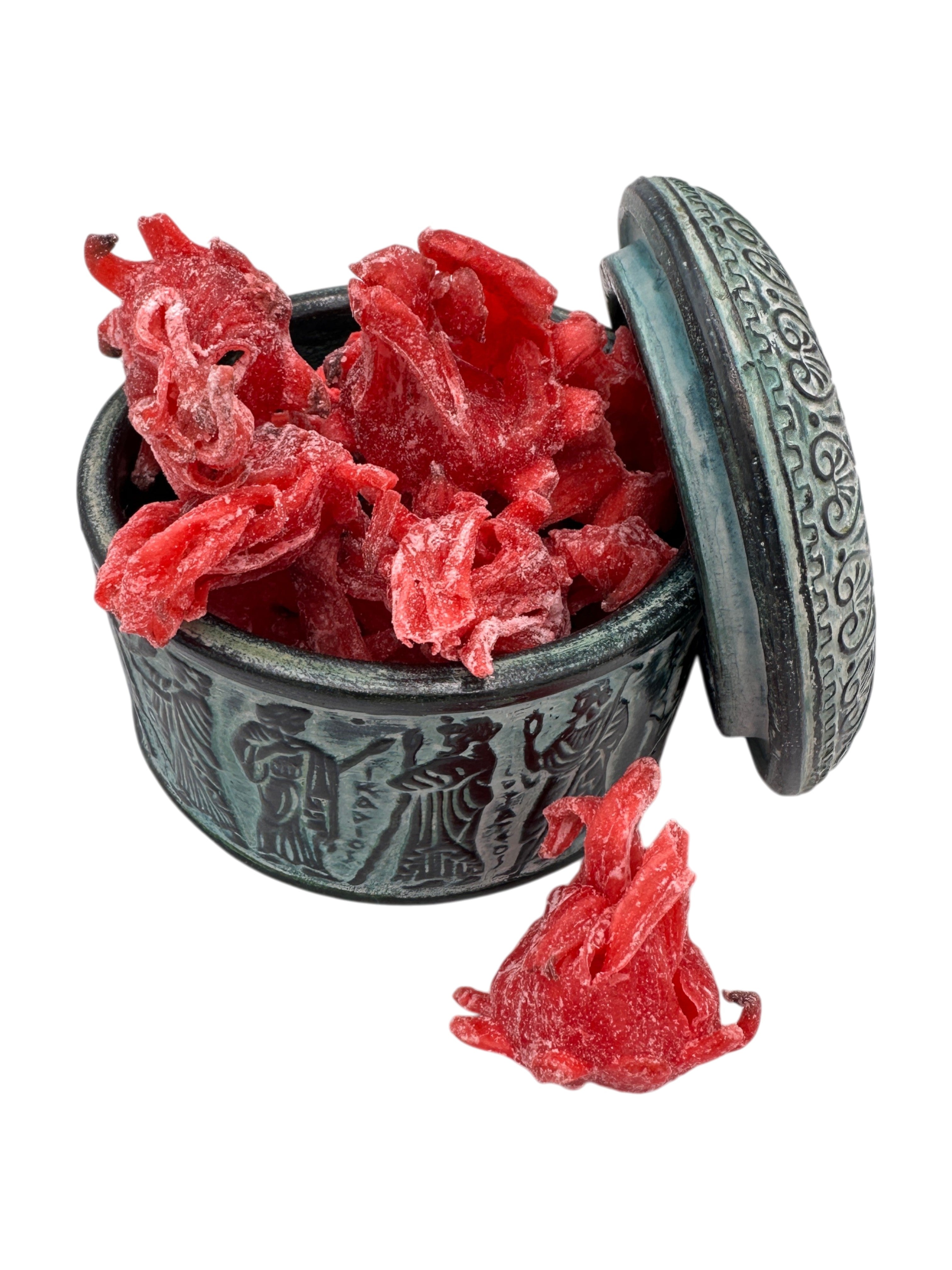 Candied Hibiscus Dried Flower ~ Superior Quality