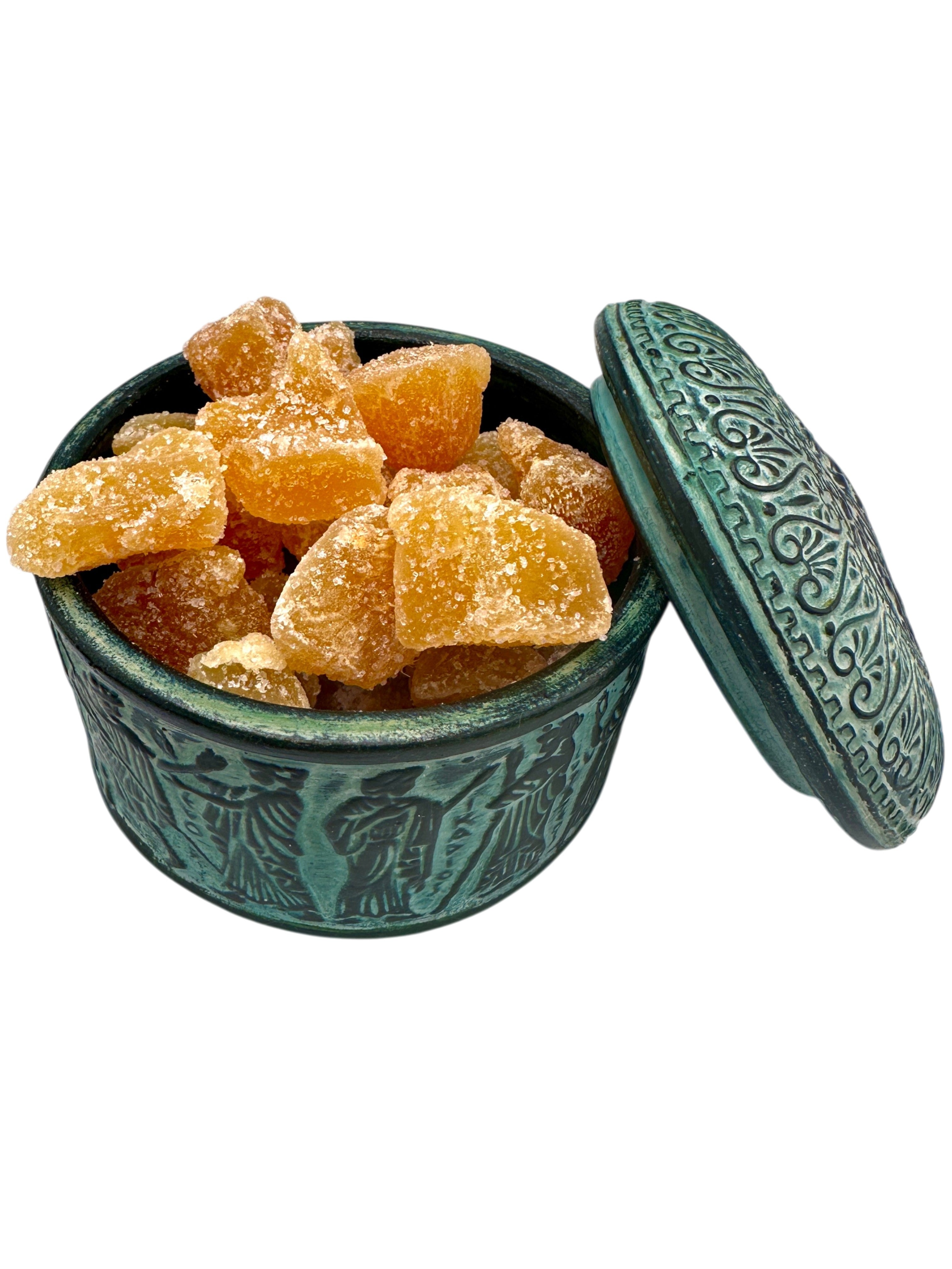 Crystallized Ginger Dried Fruit (Sugar Added) ~ Zingiber Officinale