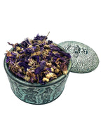 Blue Mallow Dried Flowers Loose Herb ~ Malva Sylvestris
