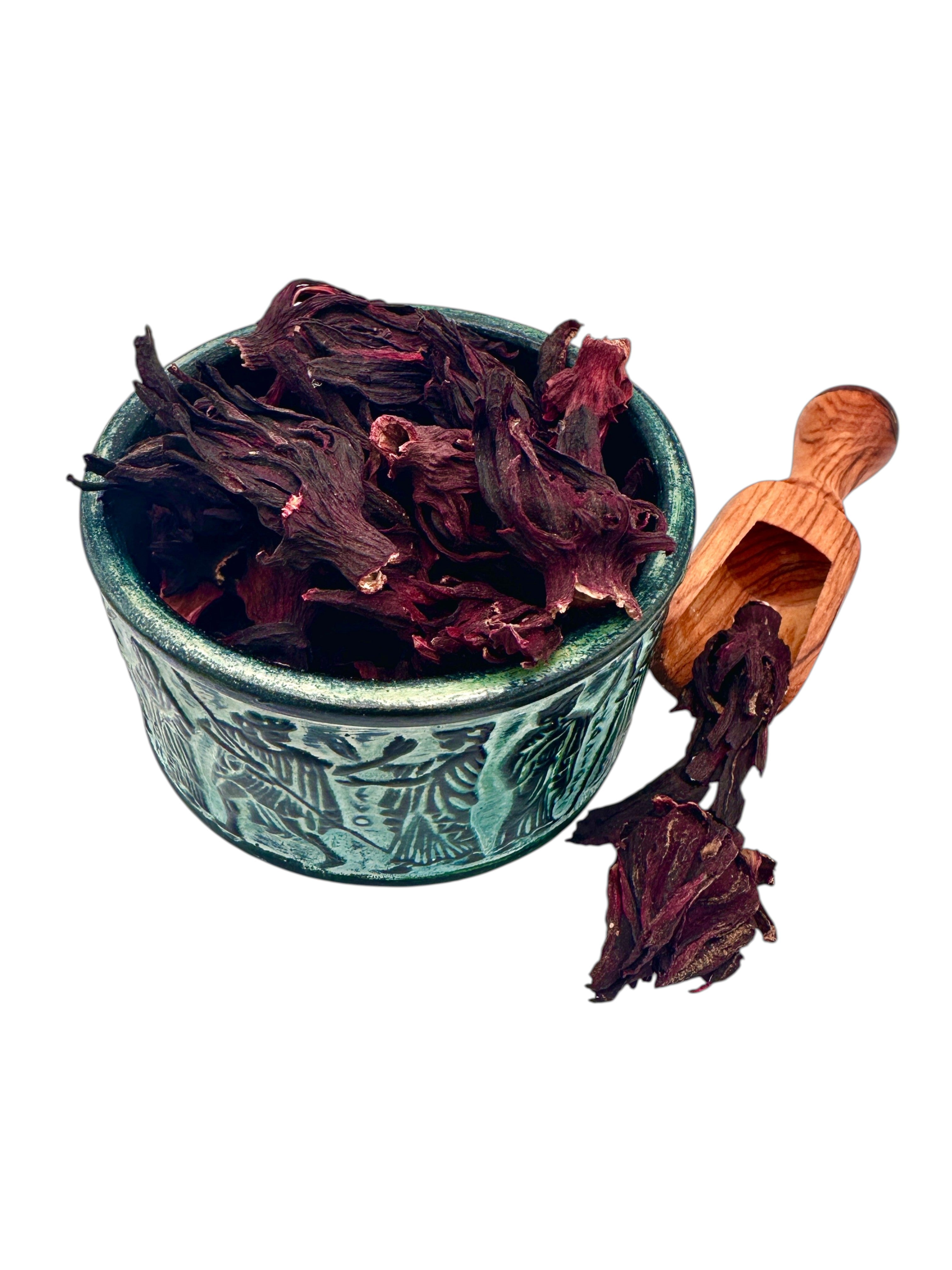 Hibiscus Dried Flowers Loose Herbal Tea ~ Hibiscus Sabdariffa